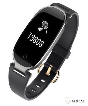 Modny zegarek w nowoczesnej formie smartwatcha to świetny i praktyczny dodatek pasujący do wielu stylizacji. Idealny pomysł na prezent. Smartwatch w kolorze czarnym.  (1).jpg